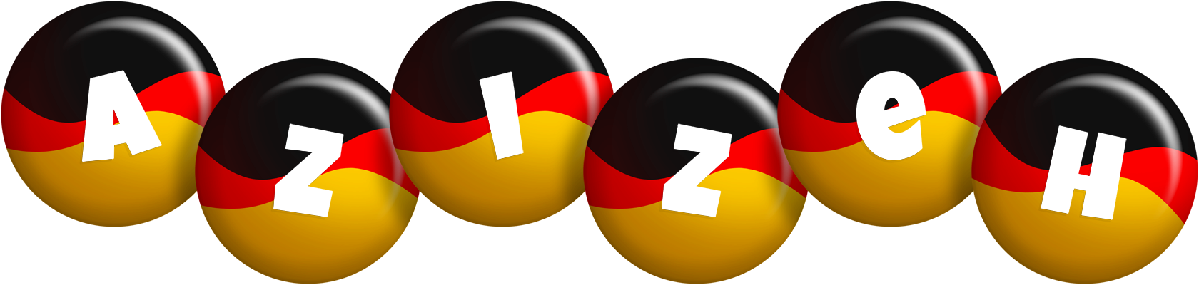 Azizeh german logo