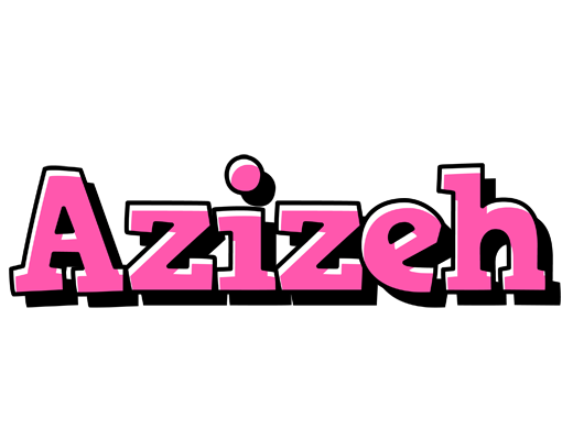 Azizeh girlish logo