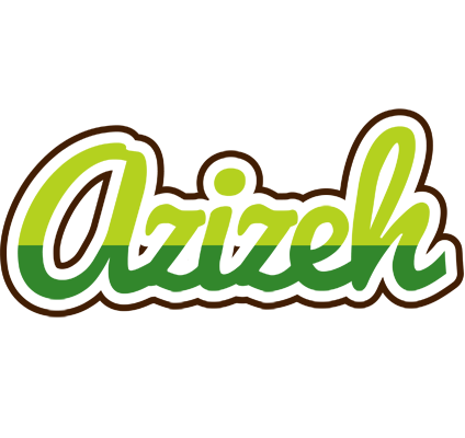 Azizeh golfing logo