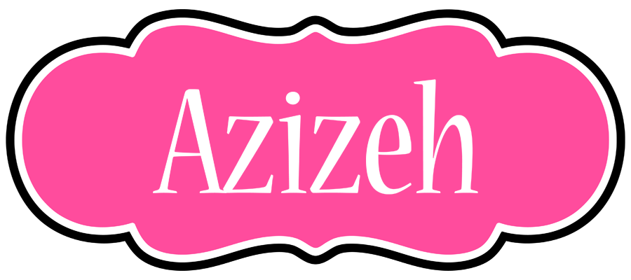 Azizeh invitation logo