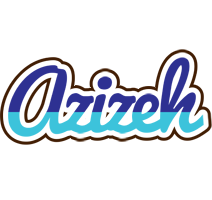 Azizeh raining logo