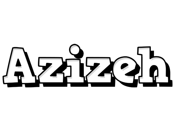 Azizeh snowing logo
