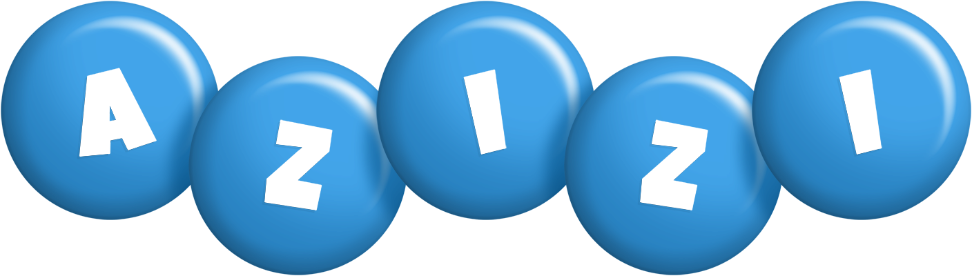 Azizi candy-blue logo