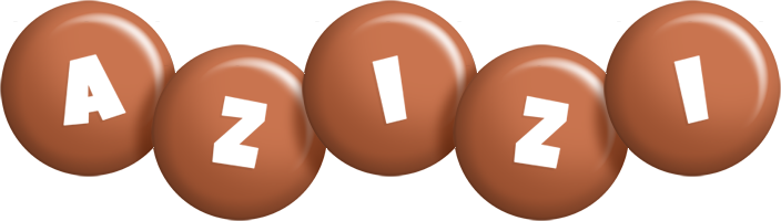 Azizi candy-brown logo