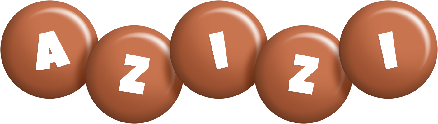 Azizi candy-brown logo