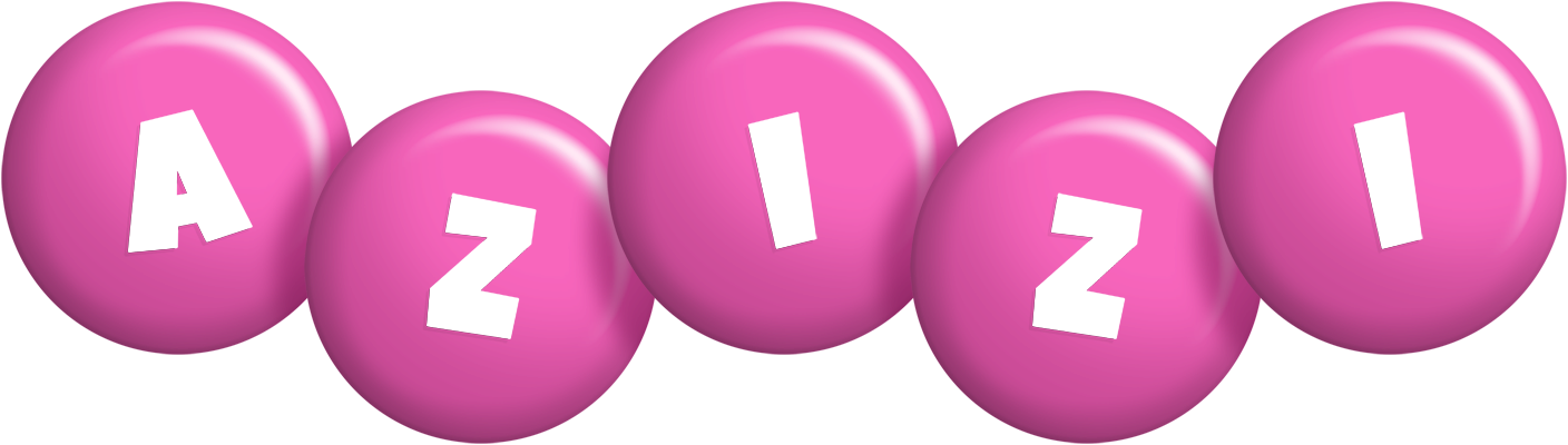 Azizi candy-pink logo