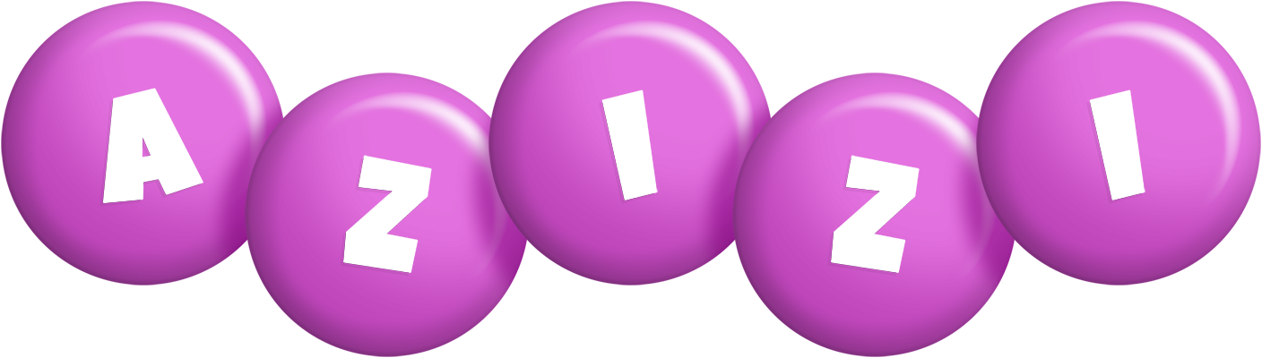 Azizi candy-purple logo