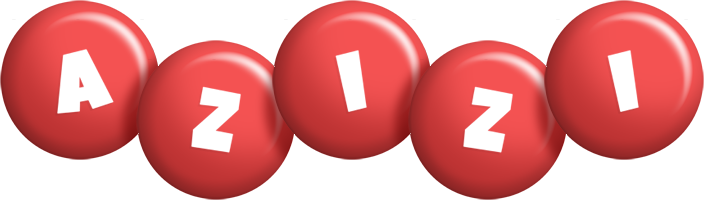 Azizi candy-red logo