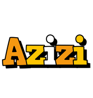 Azizi cartoon logo