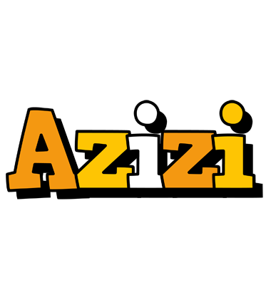 Azizi cartoon logo