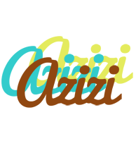 Azizi cupcake logo
