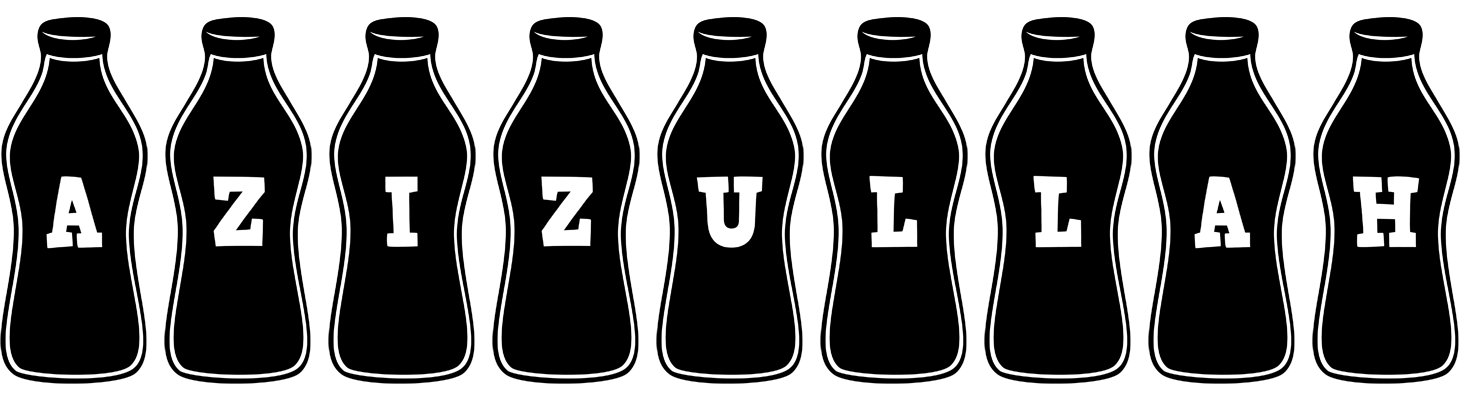 Azizullah bottle logo