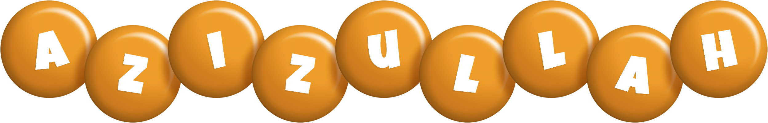 Azizullah candy-orange logo