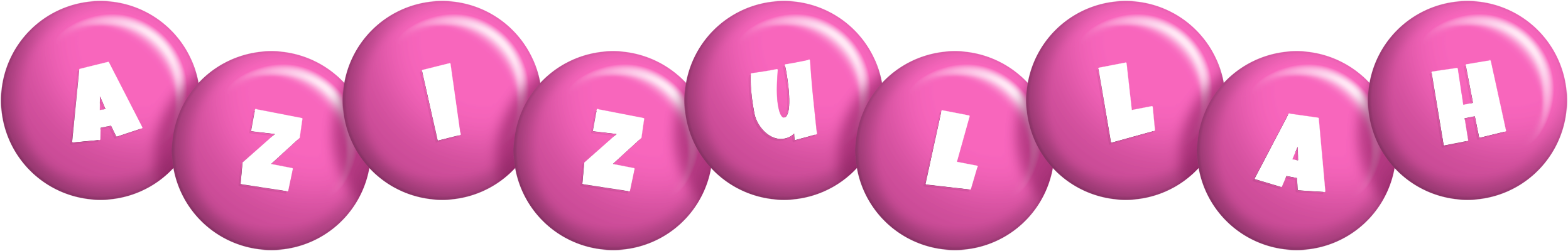 Azizullah candy-pink logo