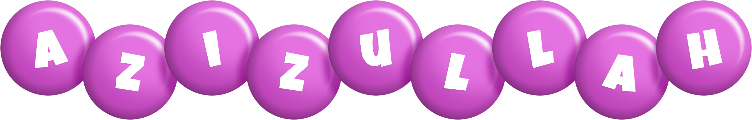 Azizullah candy-purple logo