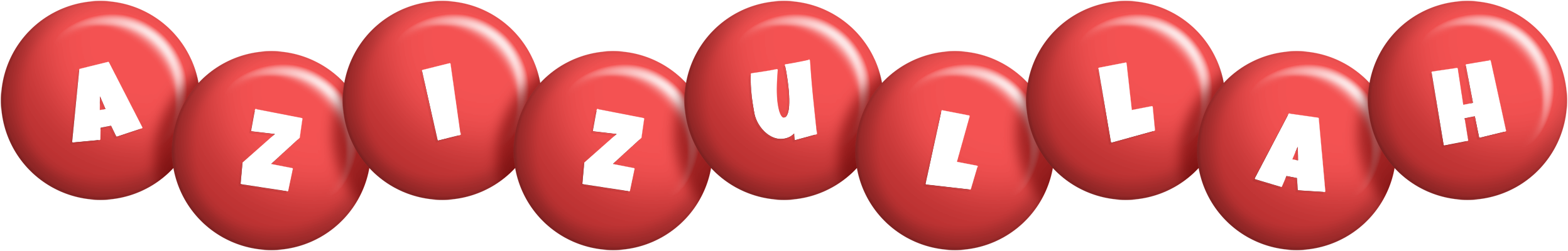 Azizullah candy-red logo