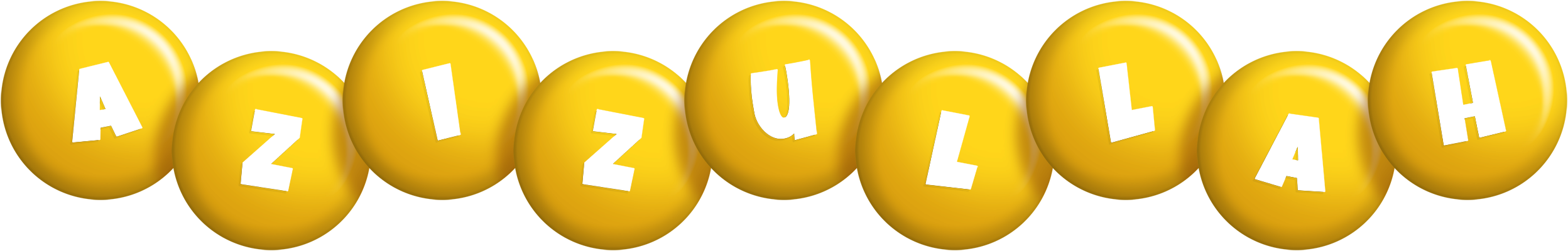 Azizullah candy-yellow logo