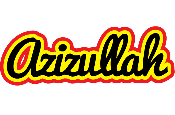 Azizullah flaming logo