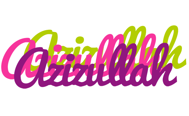 Azizullah flowers logo
