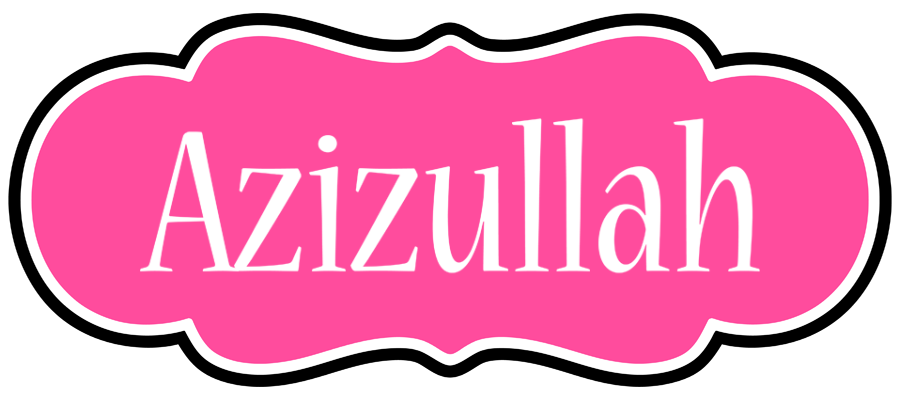 Azizullah invitation logo