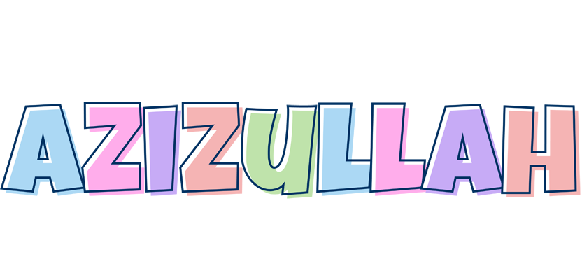 Azizullah pastel logo