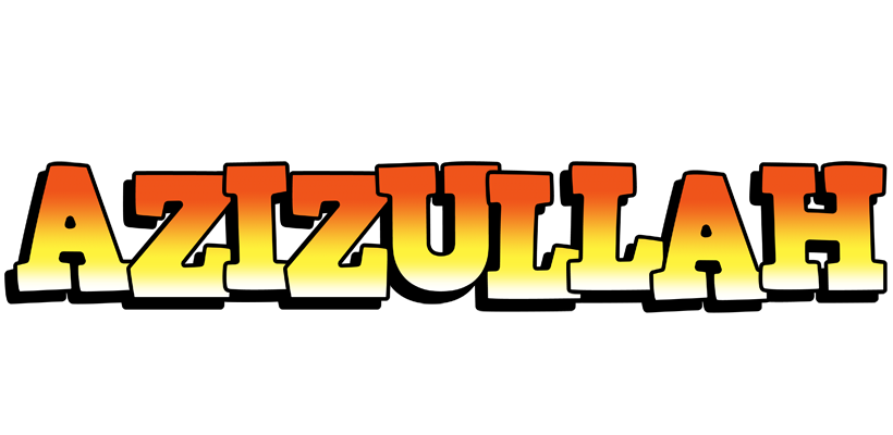 Azizullah sunset logo