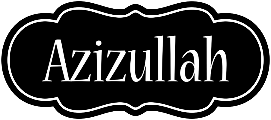 Azizullah welcome logo