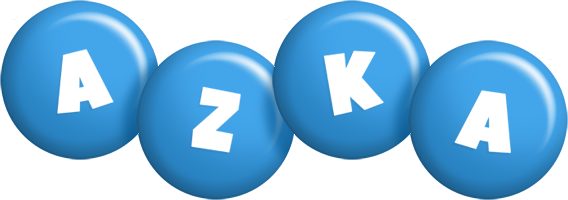 Azka candy-blue logo