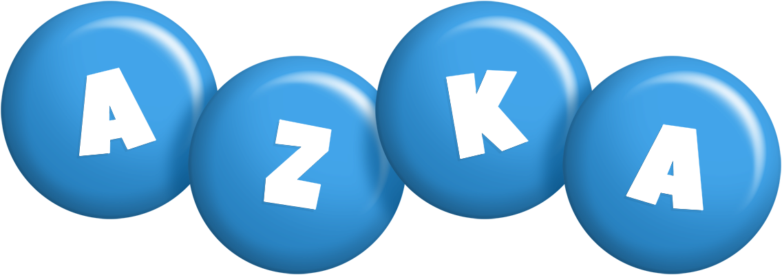 Azka candy-blue logo