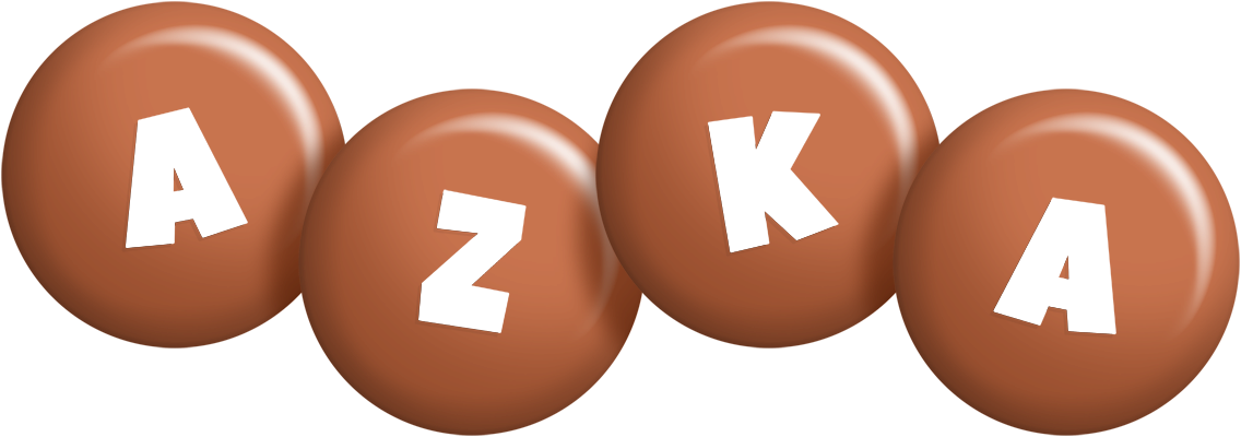 Azka candy-brown logo