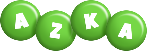 Azka candy-green logo