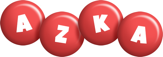 Azka candy-red logo