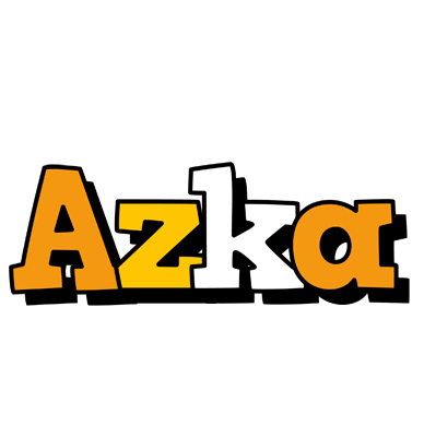 Azka cartoon logo