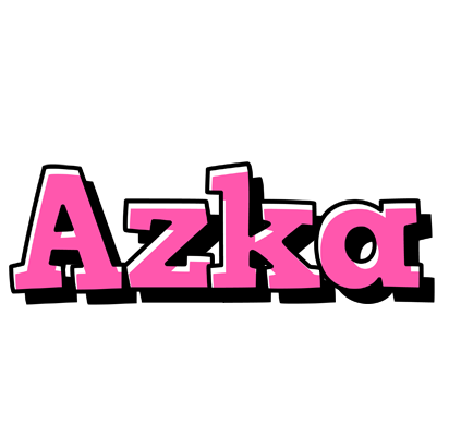 Azka girlish logo