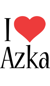 Azka i-love logo