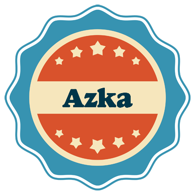 Azka labels logo