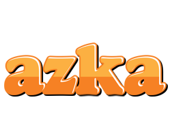 Azka orange logo