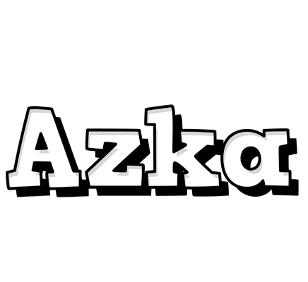 Azka snowing logo