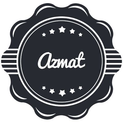 Azmat badge logo