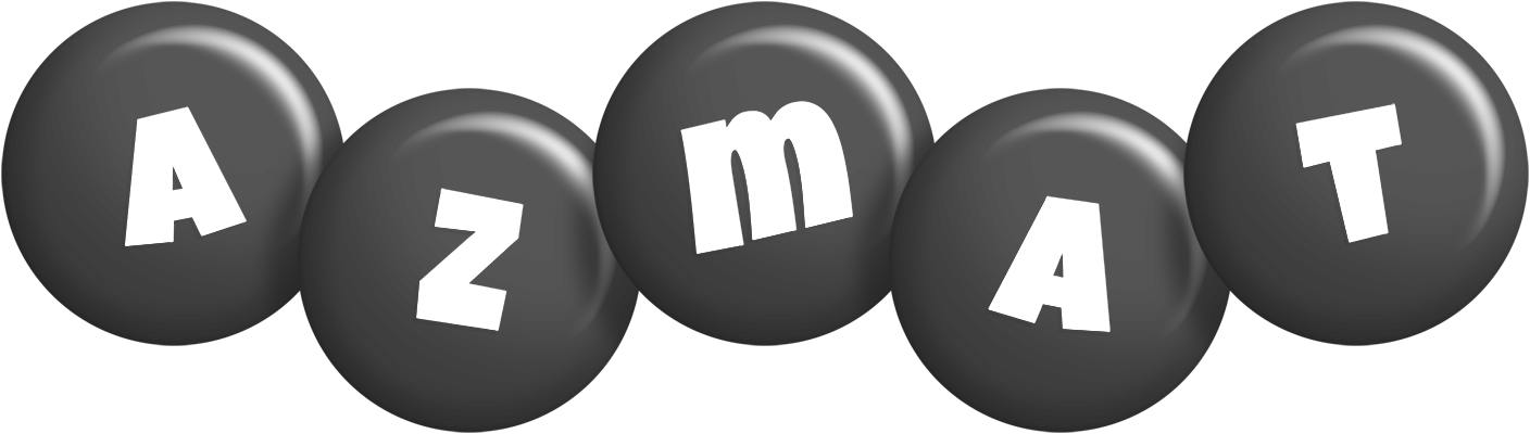 Azmat candy-black logo