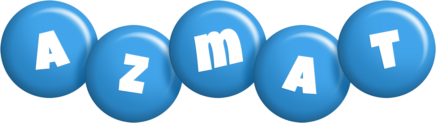 Azmat candy-blue logo