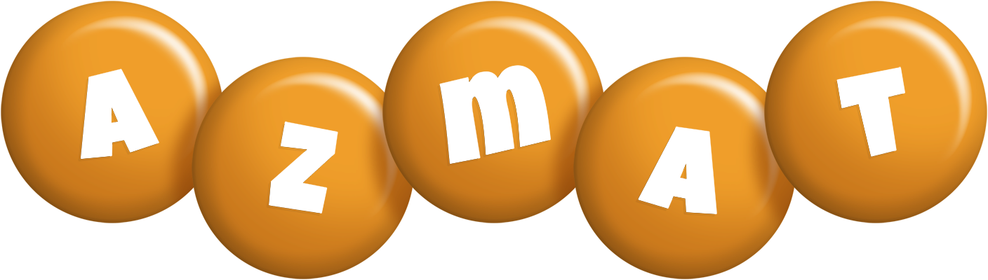 Azmat candy-orange logo