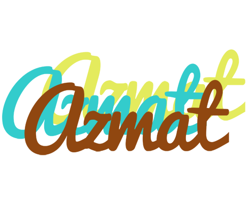 Azmat cupcake logo