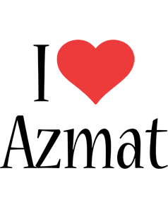 Azmat i-love logo