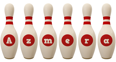 Azmera bowling-pin logo