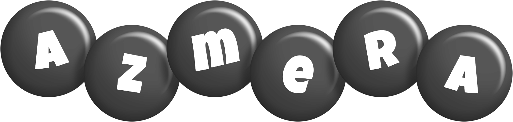 Azmera candy-black logo