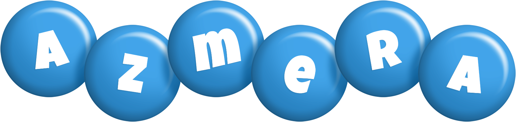 Azmera candy-blue logo
