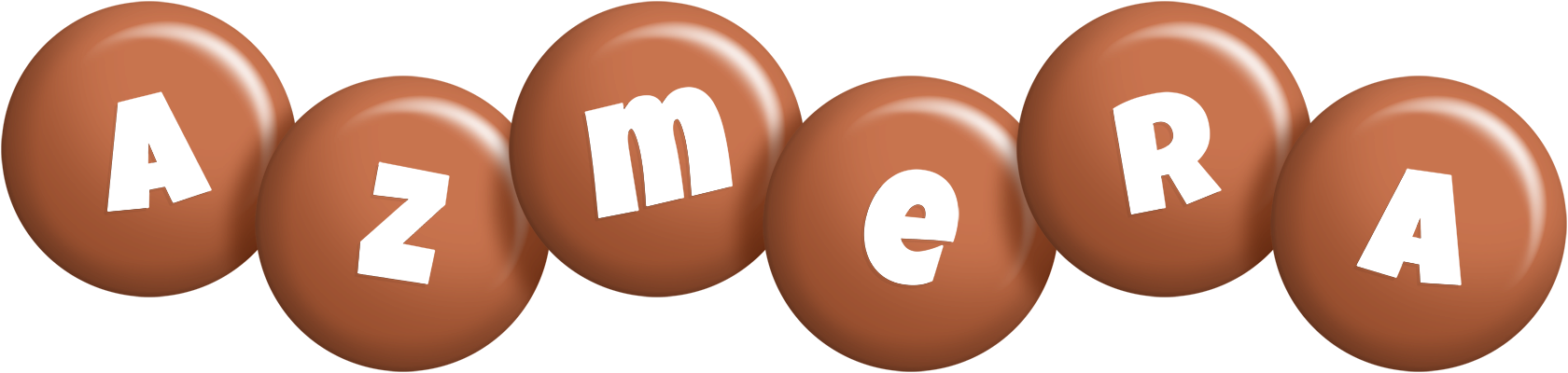 Azmera candy-brown logo