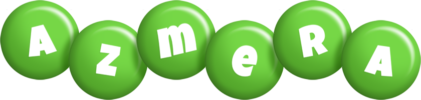 Azmera candy-green logo