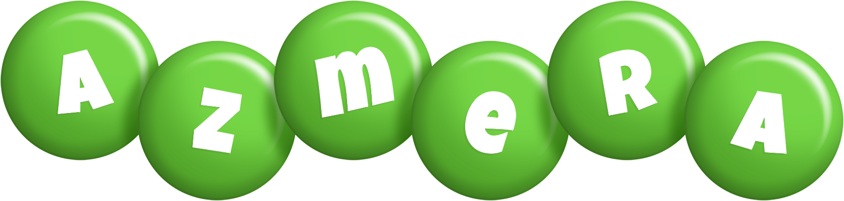 Azmera candy-green logo